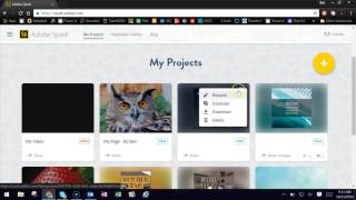 How to Share Adobe Spark Projects [upl. by Odareg]