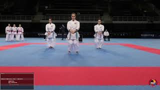 WKF Serie A Athens 2024  Female team kata final [upl. by Gilbertson]