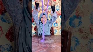 I TRIED TO MAKE SLIME AT HOME 😱 viral trending slime slimevideo samiashahriashorts [upl. by Roxine]