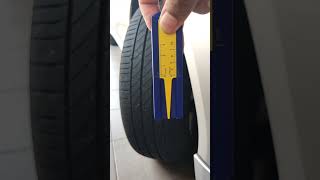 Correct Way To Check Tyre Thread Depth [upl. by Forkey86]