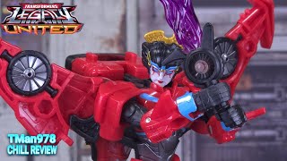 Transformers Legacy United Windblade Cyberverse Universe Deluxe Class CHILL REVIEW [upl. by Nnaeirb]