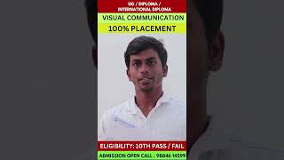 Testimony of Student Muralidharan from Vellore  who got scholarship for Viscom Course [upl. by Nickie]