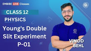 Youngs Double Slit Experiment P01  Class 12 Physics  By Vinod Sir [upl. by Leryt]