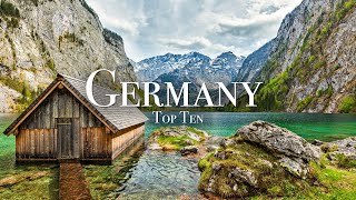 Top 10 Places To Visit In Germany  4K Travel Guide [upl. by Ardnuasak]