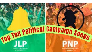 Top Ten Jamaican Political Campaign Songs jamaica jlp pnp [upl. by Atnoid]