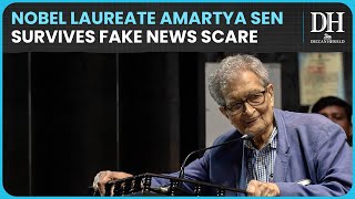 Nobel Prize winner Amartya Sen alive  Daughter denies rumours of death [upl. by Ennaeerb]