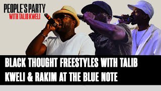 EXCLUSIVE Black Thought Surprises Talib Kweli Rakim amp Bob James On Stage And Drops Crazy Bars [upl. by Oregolac307]