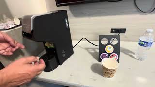 How to use Hamilton Beach Flexbrew Keurig K cup coffee maker [upl. by Ylen746]