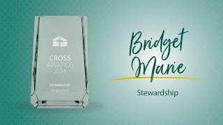 Bridget Marie receives the 2024 CROSS Award for Stewardship [upl. by Hajin]