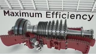 3d animation Turbine Inside Explanation turbine animation 3dmodel steamturbine powergeneration [upl. by Karab]