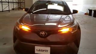 How to Install LED Bulbs Into a 2018 Toyota CHR Side Mirror Turn Signals [upl. by Marrissa345]