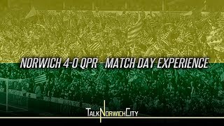 NORWICH 40 QPR  PREMIER LEAGUE BOUND MATCH DAY EXPERIENCE [upl. by Harol935]