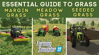 ESSENTIAL GUIDE TO GRASS YIELD  Farming Simulator 22 [upl. by Aivyls]