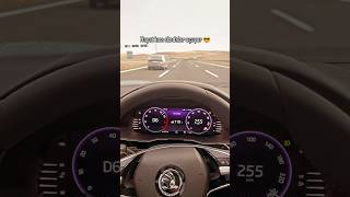 Skoda superb vs Skoda Octavia top speed fastdriver snap [upl. by Ivie440]