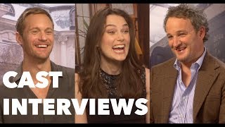 THE AFTERMATH Cast Interviews Keira Knightley Alexander Skarsgard Jason Clarke [upl. by Acinorav]