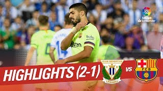 Resumen de CD Leganés vs FC Barcelona 21 [upl. by Eus768]