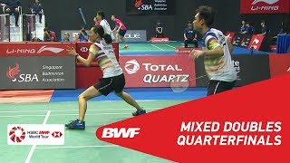 QF  XD  FAIZALWIDJAJA INA 7 vs CHANGOH MAS 4  BWF 2019 [upl. by Belamy784]