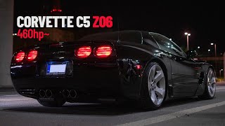 Cammed Corvette C5 Z06  3rd gear 100200  POV NIGHT DRIVE 2 [upl. by Ajssatan]