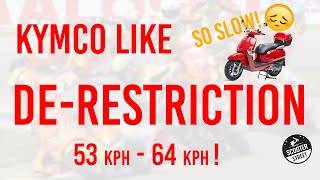 UNLEASH Your Kymco Scooter Simple Derestriction Hack for High Speeds [upl. by Atikaj309]