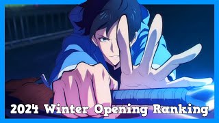 My Top 40 Winter 2024 Anime Openings [upl. by Agan]