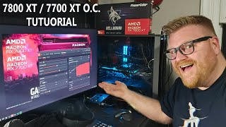 Radeon 7800 xt  7700 xt overclocking guide 28ghz 810 performance for free [upl. by Eiluj]