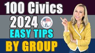 2024 US Citizenship Official USCIS 100 Civics Questions 2008 version BY GROUP [upl. by Whittemore]