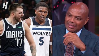 Inside the NBA reacts to Mavericks vs Timberwolves Highlights [upl. by Naillimxam]