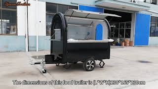 European standard small food trailer home restaurant truck for European market [upl. by Heiner959]