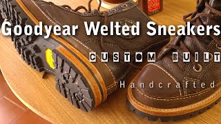 Goodyear Welted Sneakers  Custom built for easy resole [upl. by Ary]