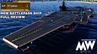 RF Typhoon  New Battlepass free ACV🔥 Review amp Gameplay  Modern Warships [upl. by Cis]