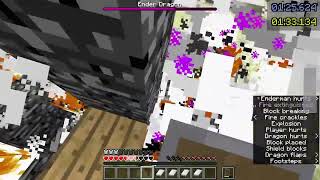 Minecraft 112 Set Seed Internal Speedrun WR AGAIN 141 [upl. by Jemie]