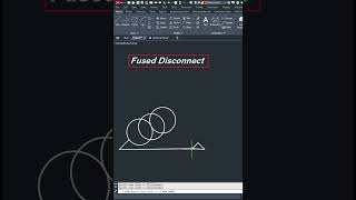 AutoCAD Electrical PracticeFused Disconnect autocadelectrical autocad fuse engineeringdesign [upl. by Carman]