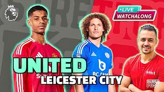 MAN UNITED VS LEICESTER CITY  PREMIER LEAGUE  LIVE WATCHALONG [upl. by Mariano]