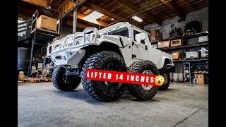 H1 HUMMER Lifted 14quot INCHES [upl. by Remat]