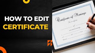 Mastering Certificate Editing using Photoshop  StepbyStep Tutorial [upl. by Dhumma]