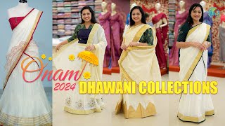 Onam Special Collection Of Dhawani Sets [upl. by Kauffman]