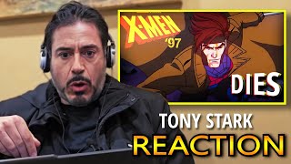 Tony Stark Gambit death REACTION XMEN Ep 5  DEEPFAKE [upl. by Alleciram663]