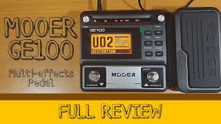 MOOER GE100 Multieffects Pedal FULL REVIEW  Migs Ganzon [upl. by Nesahc]