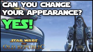 How To Change Your Appearance  Star Wars The Old Republic [upl. by Drofwarc]