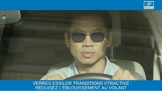 Verres Essilor Transitions XTRActive  réduisez léblouissement au volant [upl. by Enilecram]