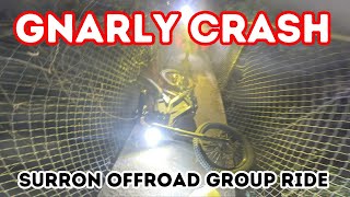 Gnarly Surron Crash  OffRoad Group Ride [upl. by Eninnaj853]