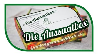 Die Aussaatbox  Unsere Gemüsesorten in der Box  Saatgut in unserem Shop  Seed Haul [upl. by Aniez]