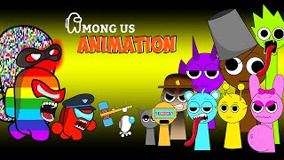 어몽어스 AMONG US vs INCREDIBOX SPRUNKI  AMONG US FUNNY ANIMATION [upl. by Aicatsana]