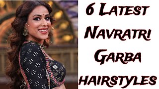 Navratri festival 6 Latest Hairstyle  Easy Hairstyle  Dandiya Garba Hairstyles [upl. by Veronique732]