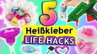 5 Heißkleber DIYs amp Life Hacks  Einfache Ideen zum Selbermachen mit Heißkleber  Deko amp Geschenke [upl. by Cormier]