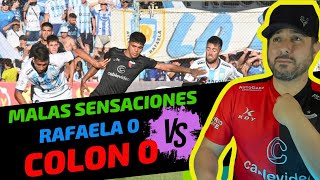 RAFAELA 0 VS COLON 0 resumen reaccion [upl. by Yenolem]