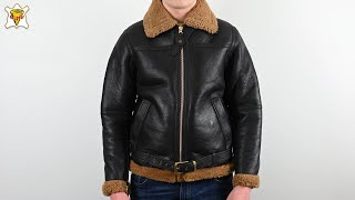 Goldtop Battle of Britain Sheepskin Flying Jacket [upl. by Leiria355]