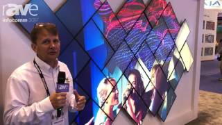 InfoComm 2017 ViewSonic Shows Their VP2468 Video Wall Display Solutions [upl. by Eelyac]