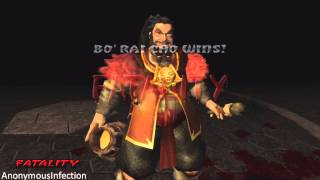 Mortal Kombat Deception  Bo Rai Chos Fatalities [upl. by Rabkin]