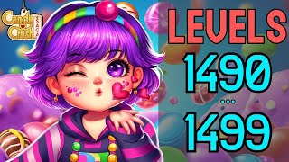 Levels 14901499 🍬✨ Candy Crush Saga [upl. by Divadleahcim]